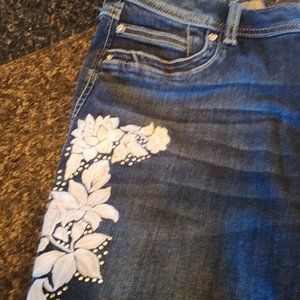 INC Denim Skinny Leg Curvy Fit